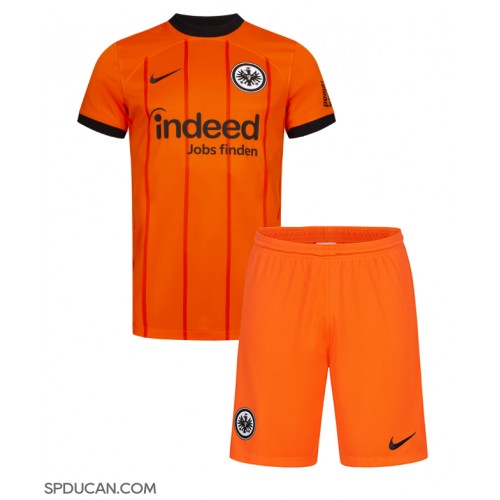 Dječji Nogometni Dres Eintracht Frankfurt Rezervni 2024-25 Kratak Rukav (+ Kratke hlače)